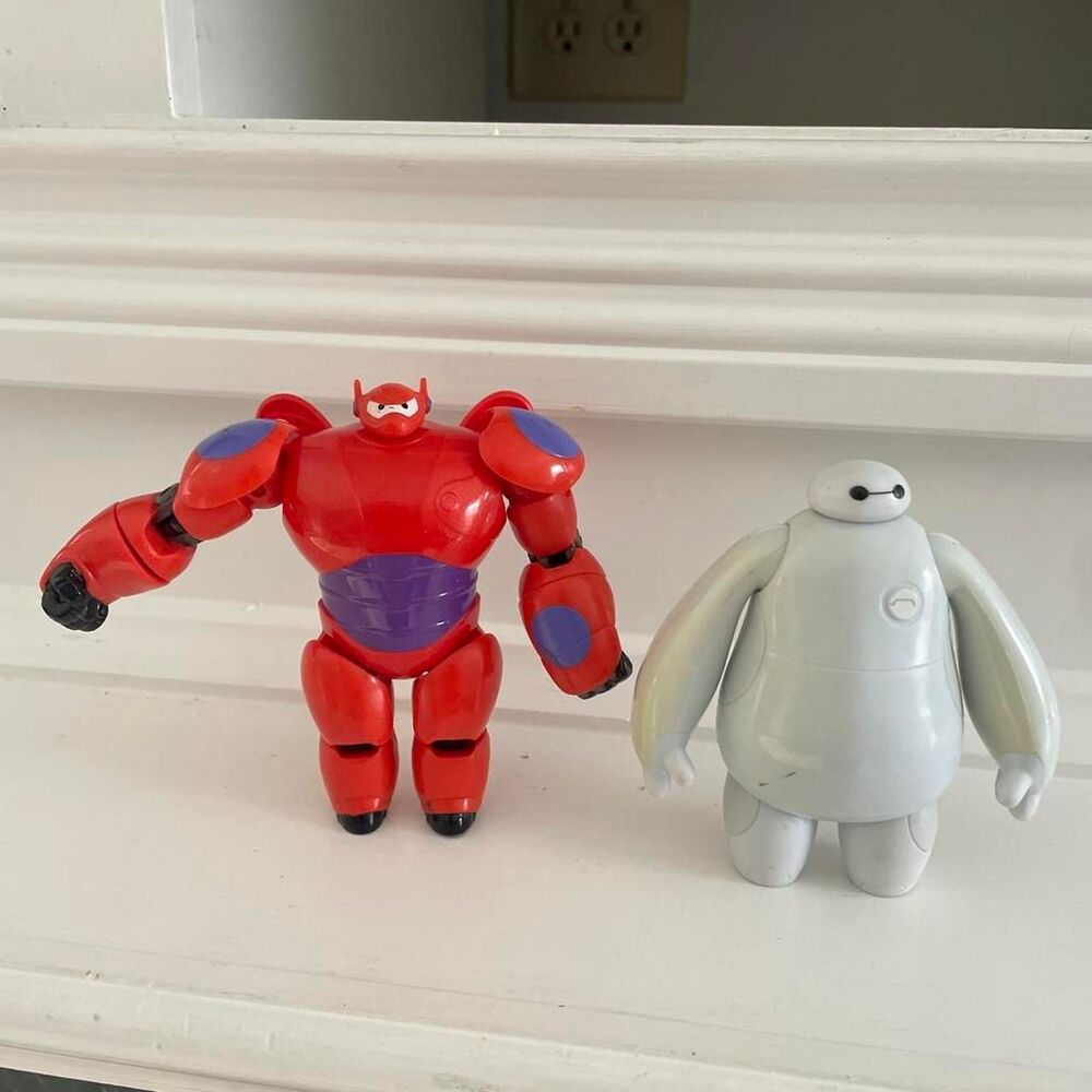 armored red Baymax action figure from Disney's Big Hero 6